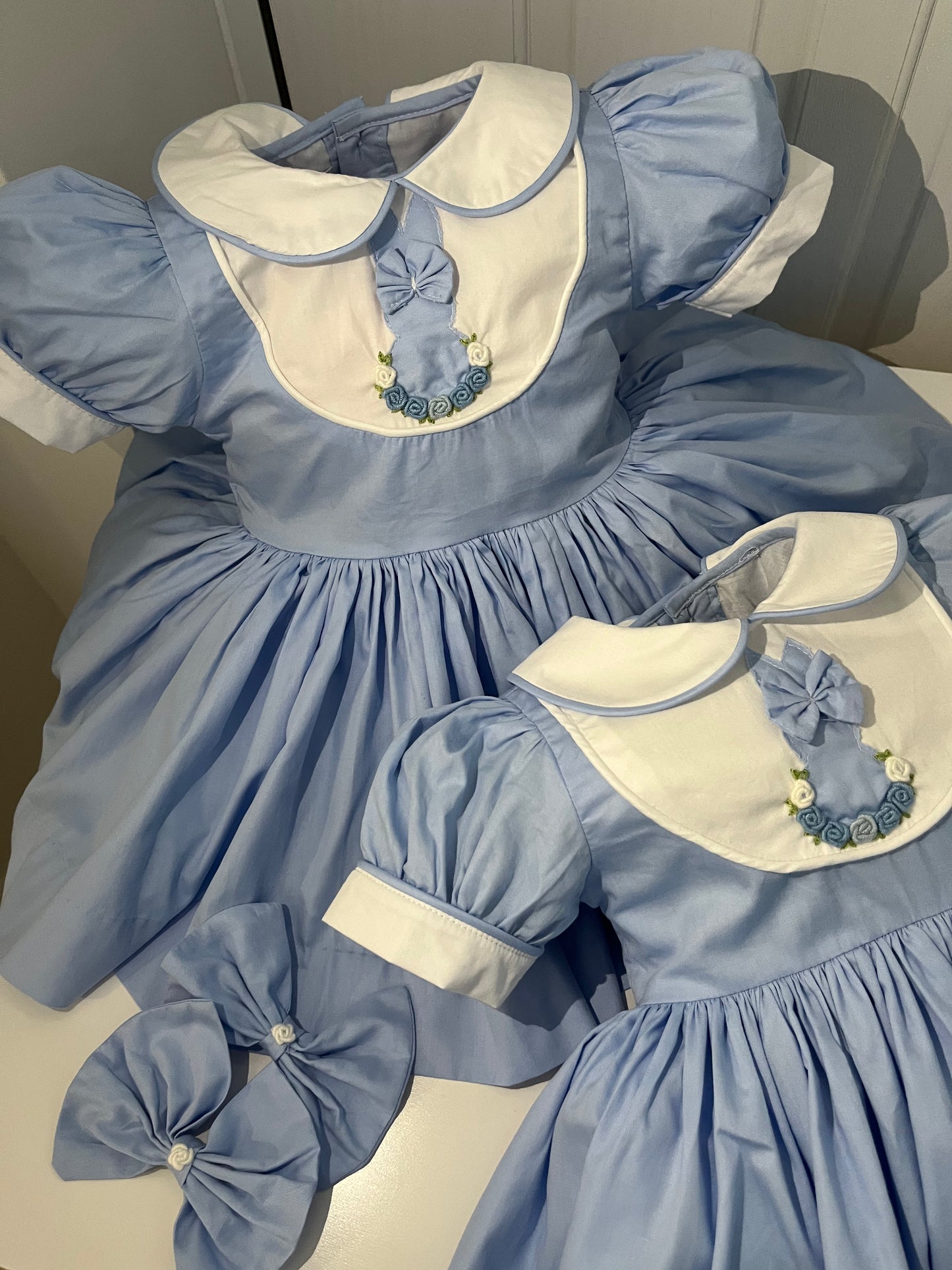 Baby blue bunny rabbit dress