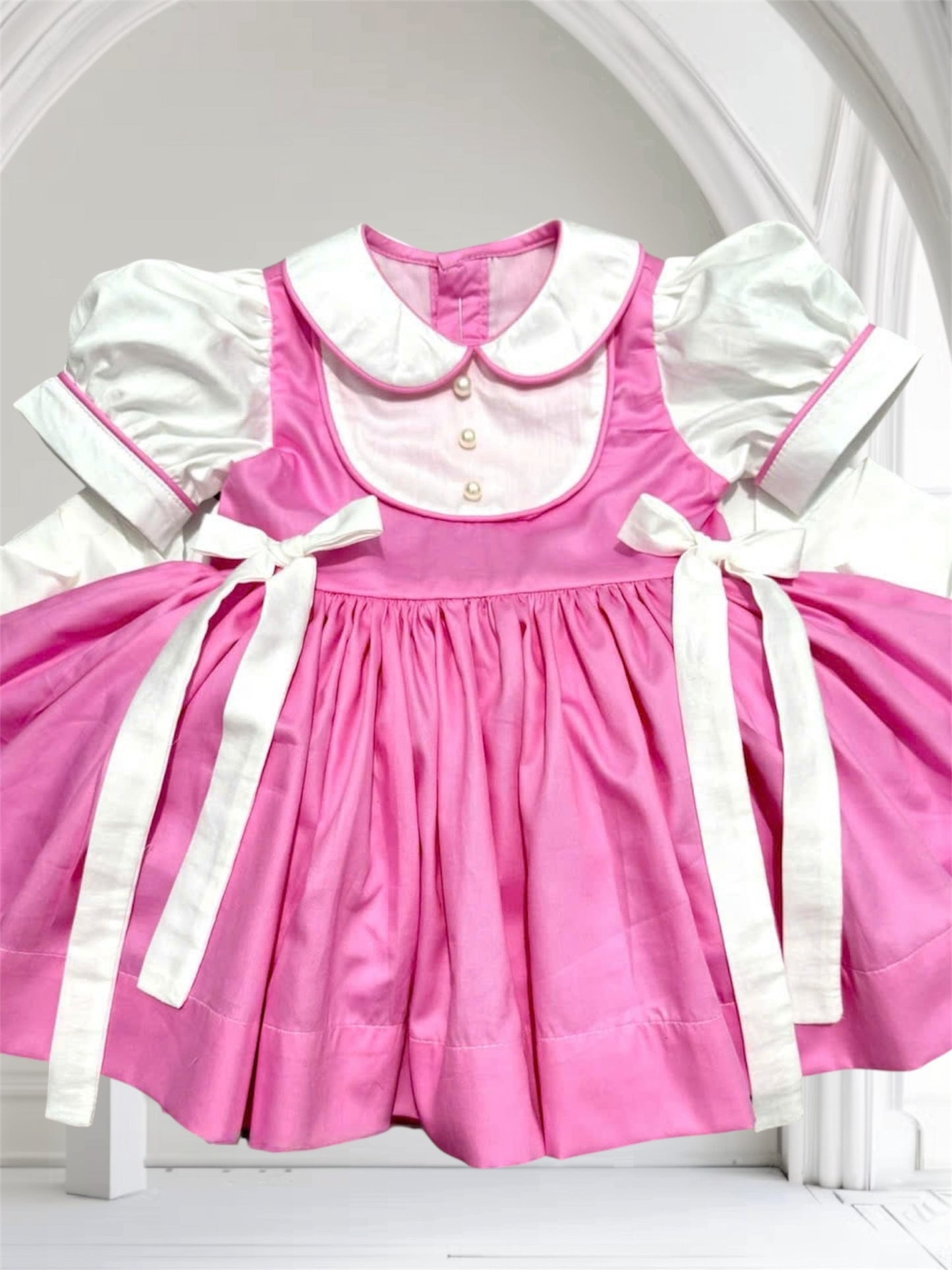 Pink ribbon dress
