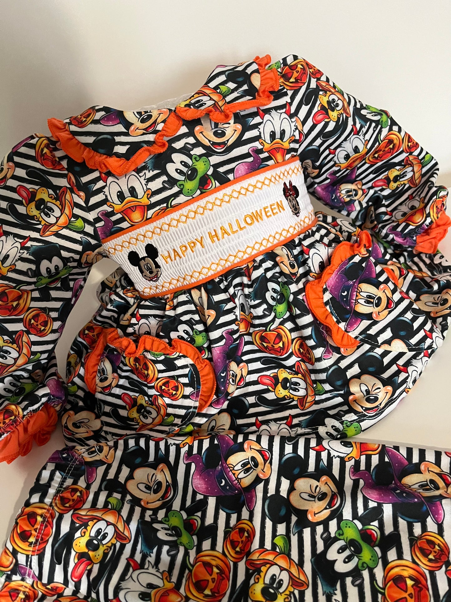 Girls Halloween Disney pj set