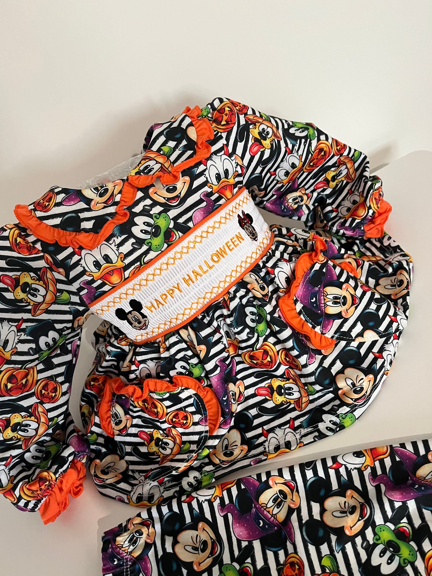 Girls Halloween Disney pj set