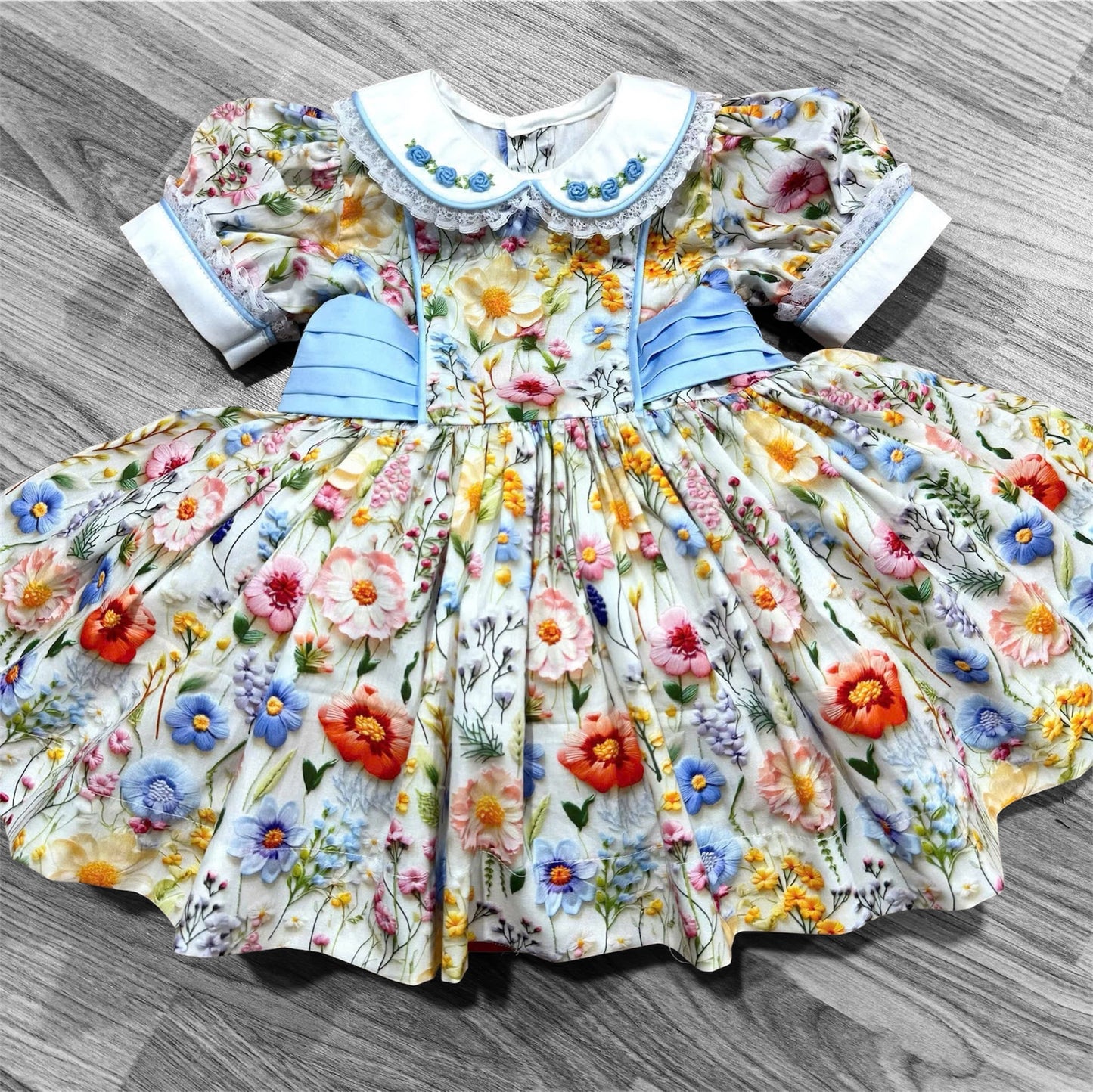 3D flower dress