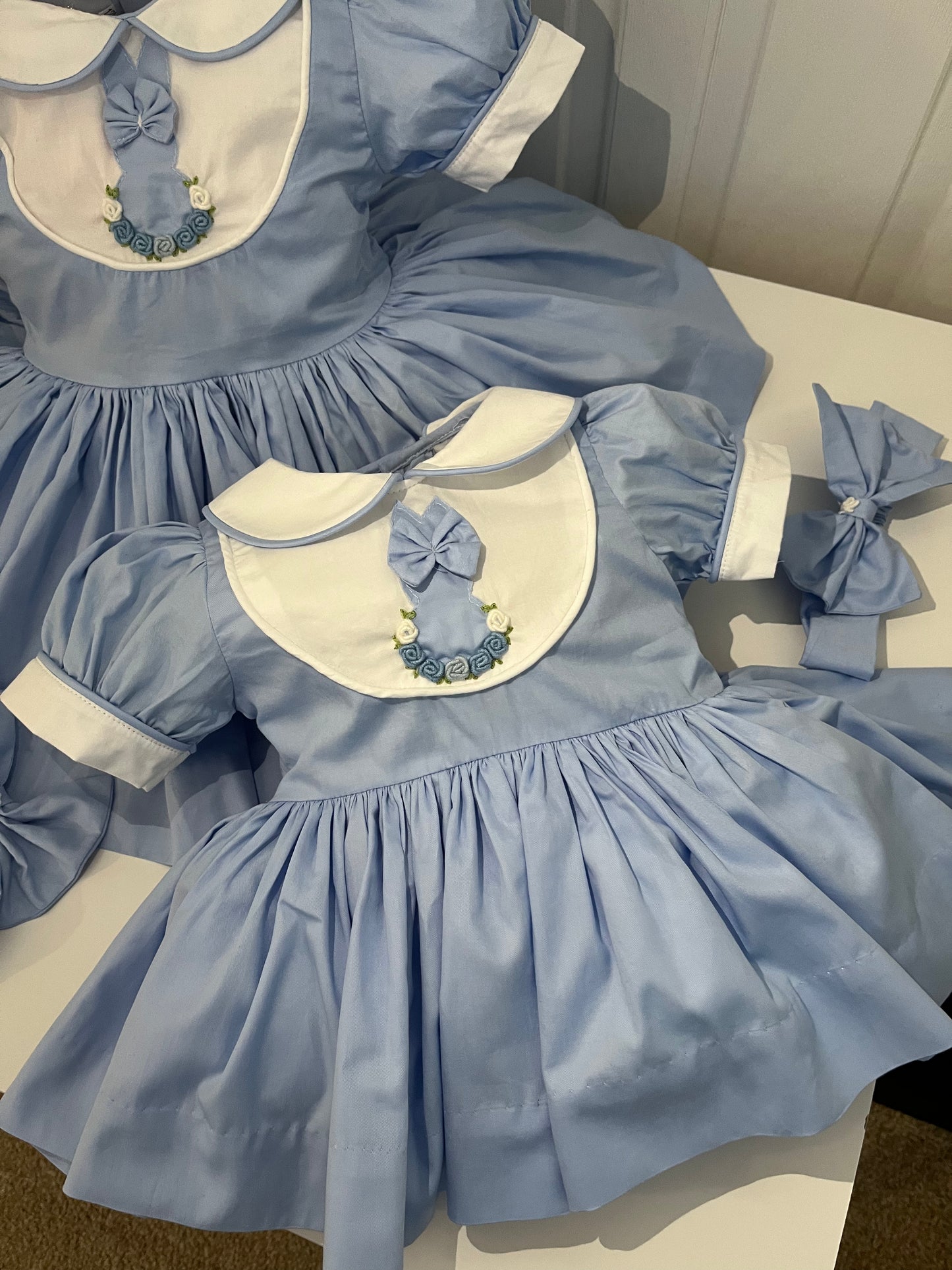 Baby blue bunny rabbit dress