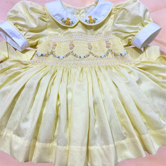 Lemon garland dress